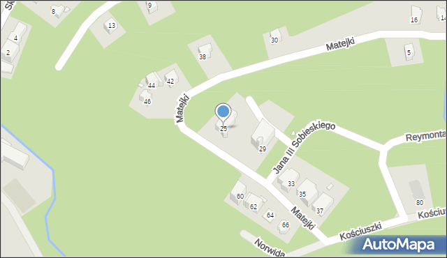 Karpacz, Matejki Jana, 25, mapa Karpacz