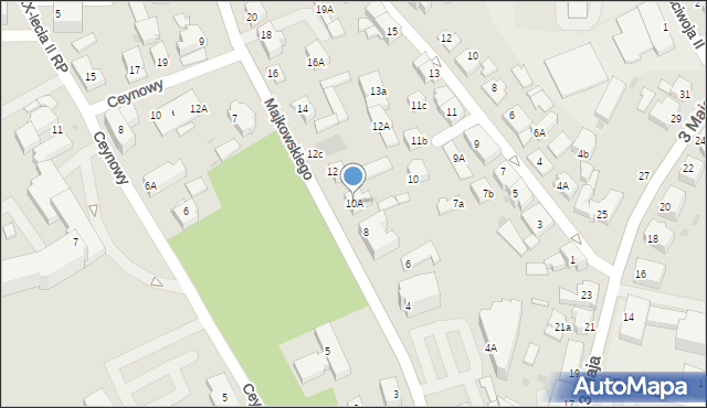 Kartuzy, Majkowskiego Aleksandra, dr., 10, mapa Kartuzy