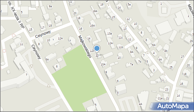 Kartuzy, Majkowskiego Aleksandra, dr., 12, mapa Kartuzy