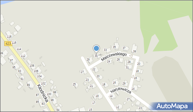 Kędzierzyn-Koźle, Malczewskiego Jacka, 31, mapa Kędzierzyna-Koźle