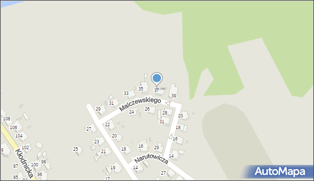 Kędzierzyn-Koźle, Malczewskiego Jacka, 37, mapa Kędzierzyna-Koźle