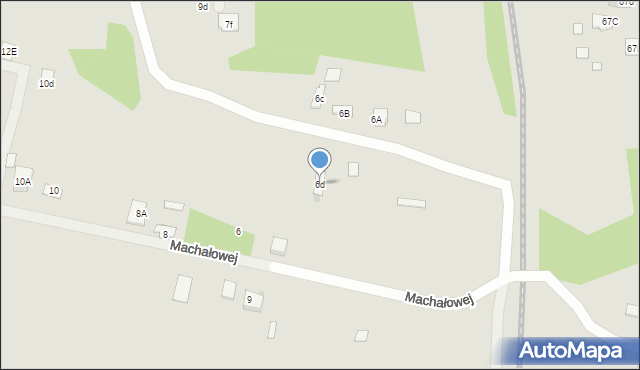 Kielce, Machałowej Natalii, 6d, mapa Kielc