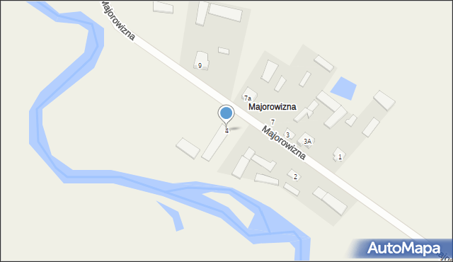 Kiersnówek, Majorowizna, 4, mapa Kiersnówek