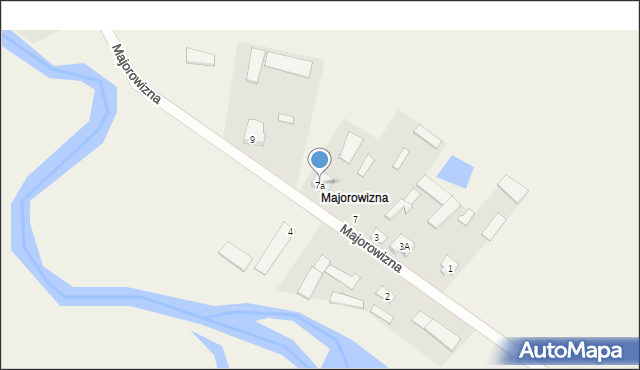 Kiersnówek, Majorowizna, 7a, mapa Kiersnówek