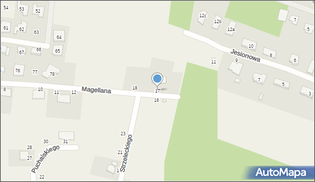 Kobylanka, Magellana Ferdynanda, 17, mapa Kobylanka