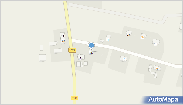 Koiszków, Mąkolice, 7a, mapa Koiszków