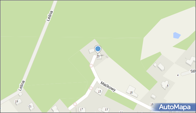 Koleczkowo, Maćkowy, 20, mapa Koleczkowo