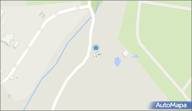 Kościerzyna, Markubowo, 1, mapa Kościerzyna