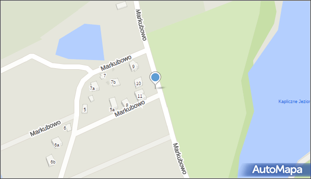 Kościerzyna, Markubowo, 3, mapa Kościerzyna