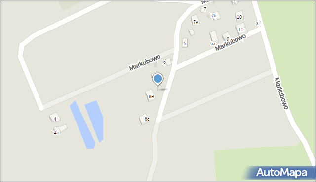 Kościerzyna, Markubowo, 6b, mapa Kościerzyna