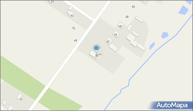 Kostomłoty Pierwsze, Maciejówka, 38, mapa Kostomłoty Pierwsze