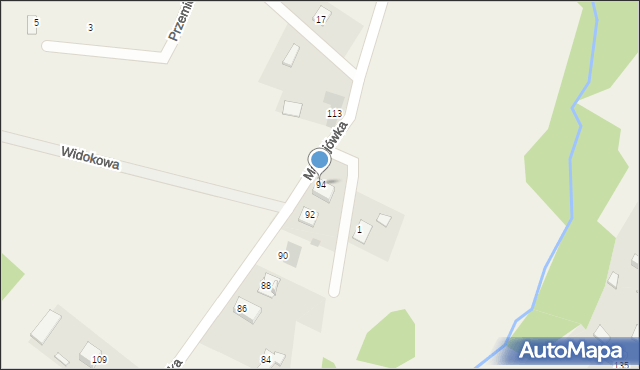 Kostomłoty Pierwsze, Maciejówka, 94, mapa Kostomłoty Pierwsze