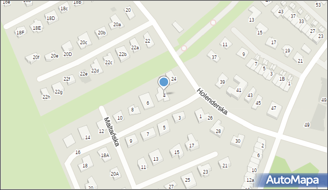 Koszalin, Maltańska, 4, mapa Koszalina