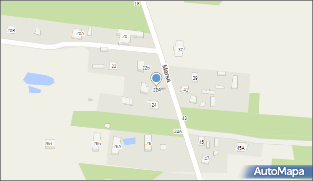 Kozerki, Marsa, 22A, mapa Kozerki