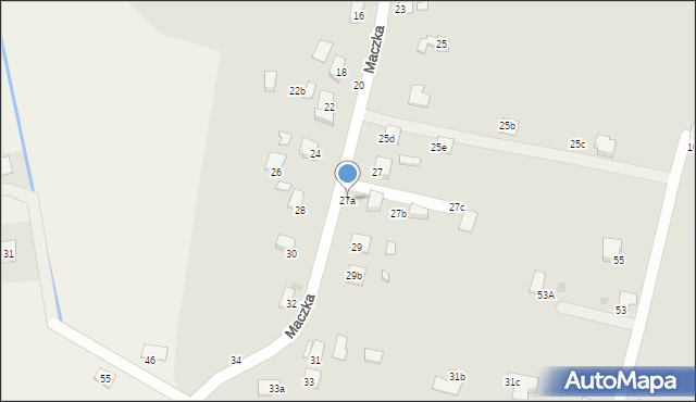 Krosno, Maczka Stanisława, gen., 27a, mapa Krosna