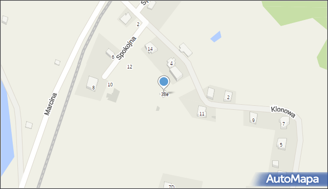 Łapalice, Marcina, 38e, mapa Łapalice