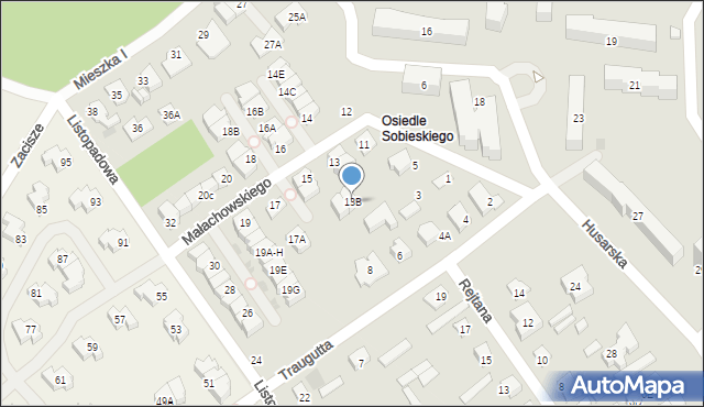 Legionowo, Małachowskiego Stanisława, 13B, mapa Legionowo