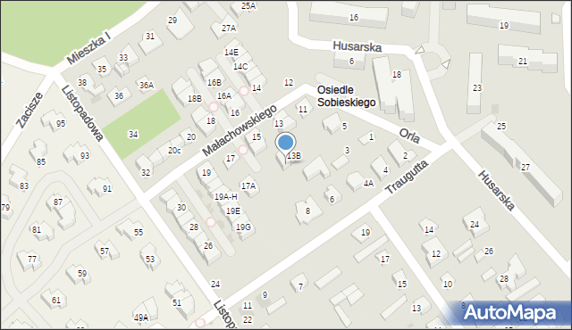 Legionowo, Małachowskiego Stanisława, 15B, mapa Legionowo