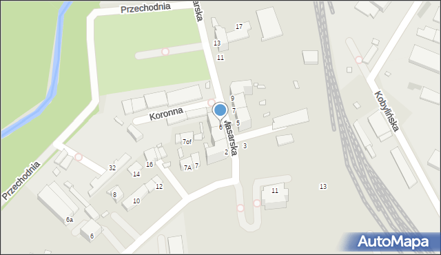 Legnica, Masarska, 6, mapa Legnicy