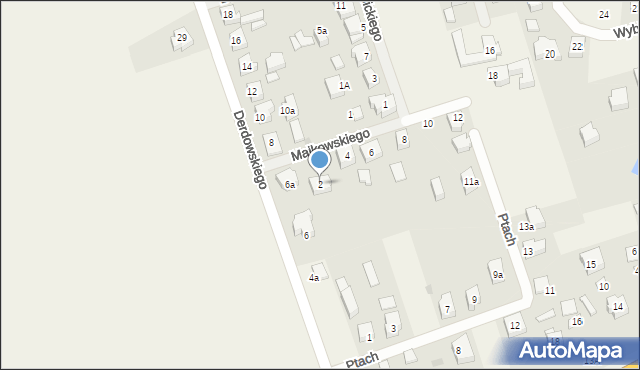 Leźno, Majkowskiego Aleksandra, dr., 2, mapa Leźno