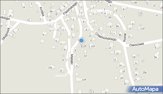 Libiąż, Matejki Jana, 3, mapa Libiąż