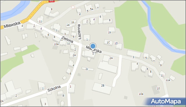 Lidzbark Warmiński, Mazurska, 2, mapa Lidzbark Warmiński