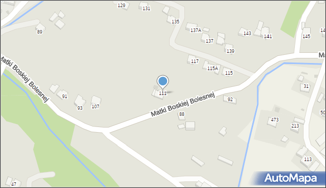 Limanowa, Matki Boskiej Bolesnej, 111, mapa Limanowa