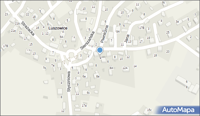 Luszowice, Marcinkowskiego Karola, 4, mapa Luszowice