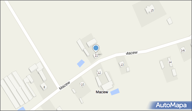 Macew, Macew, 11, mapa Macew