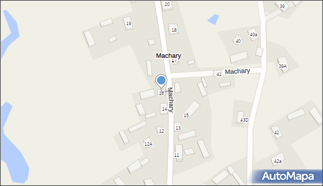 Machary, Machary, 16, mapa Machary