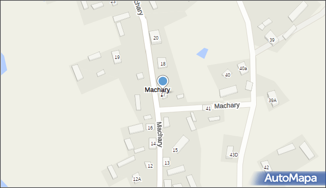 Machary, Machary, 17, mapa Machary