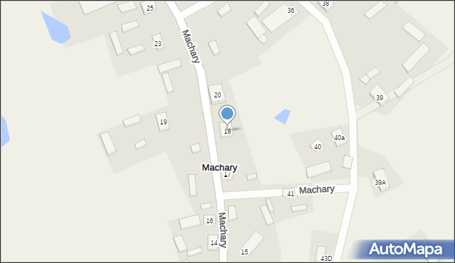 Machary, Machary, 18, mapa Machary