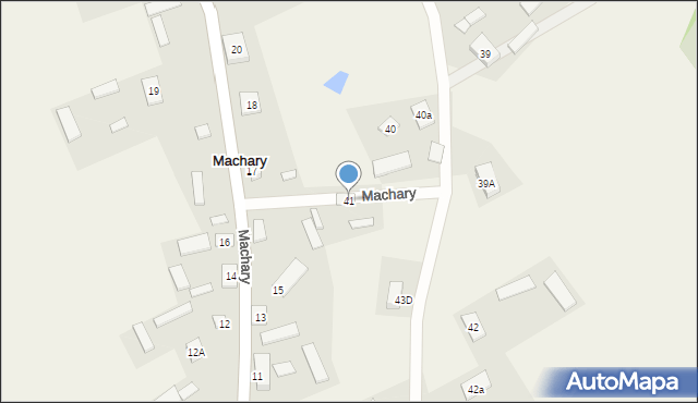 Machary, Machary, 41, mapa Machary