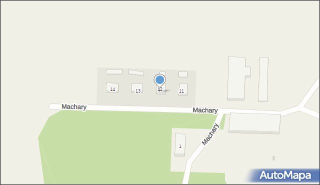 Machary, Machary, 12/2, mapa Machary