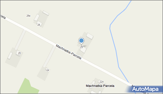 Machnatka-Parcela, Machnatka-Parcela, 23, mapa Machnatka-Parcela