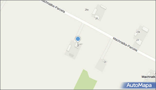 Machnatka-Parcela, Machnatka-Parcela, 25, mapa Machnatka-Parcela