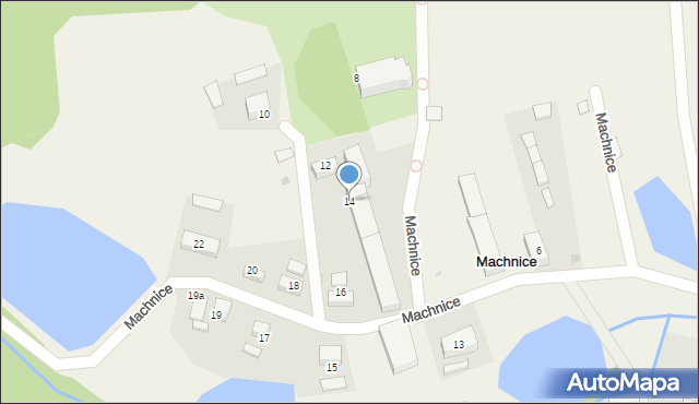 Machnice, Machnice, 14, mapa Machnice