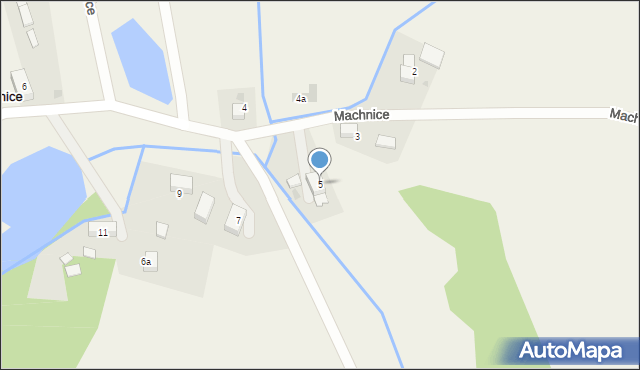 Machnice, Machnice, 5, mapa Machnice