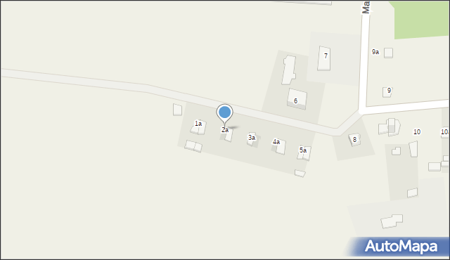 Machnów Stary, Machnów Stary, 2a, mapa Machnów Stary