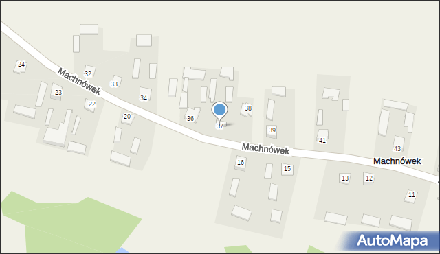 Machnówek, Machnówek, 37, mapa Machnówek