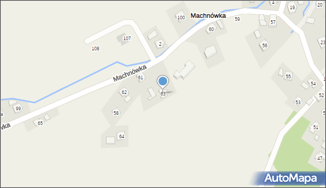 Machnówka, Machnówka, 63, mapa Machnówka
