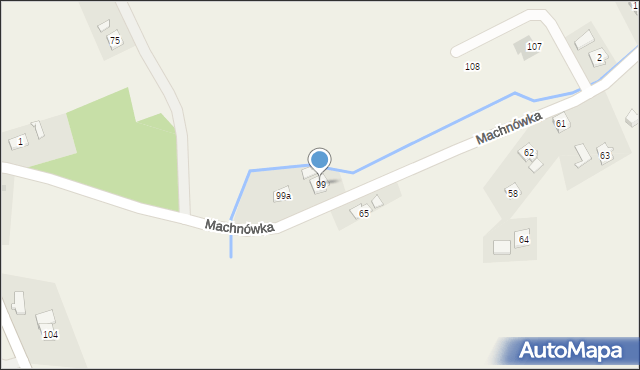 Machnówka, Machnówka, 99, mapa Machnówka