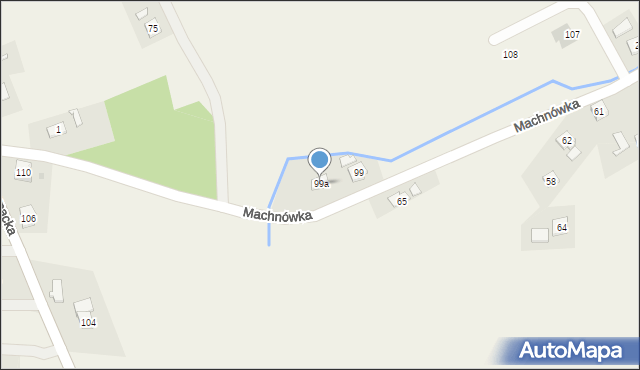 Machnówka, Machnówka, 99a, mapa Machnówka