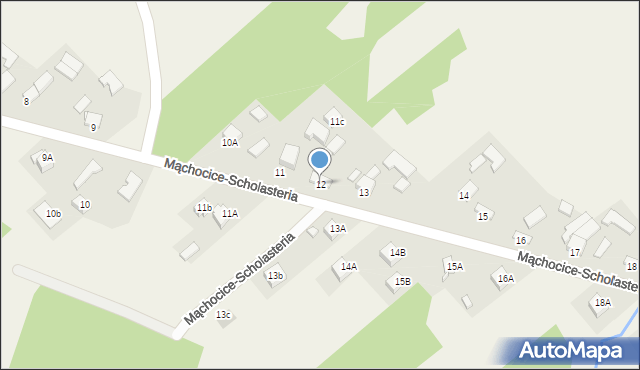 Mąchocice-Scholasteria, Mąchocice-Scholasteria, 12, mapa Mąchocice-Scholasteria