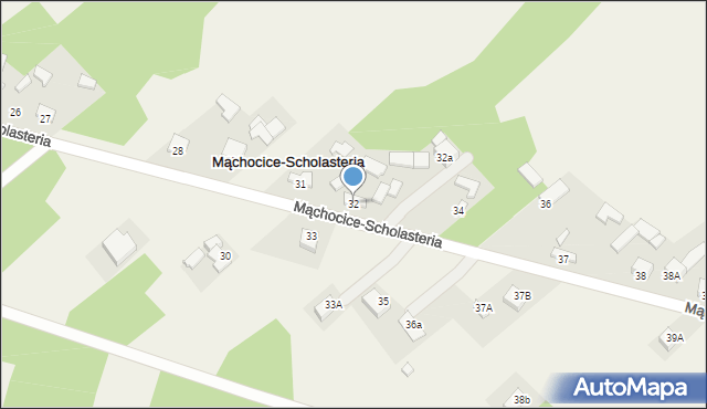 Mąchocice-Scholasteria, Mąchocice-Scholasteria, 32, mapa Mąchocice-Scholasteria