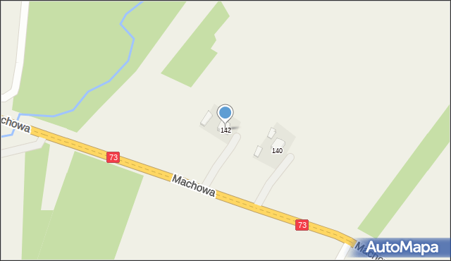 Machowa, Machowa, 142, mapa Machowa