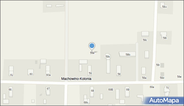 Machowino, Machowino, 59a, mapa Machowino