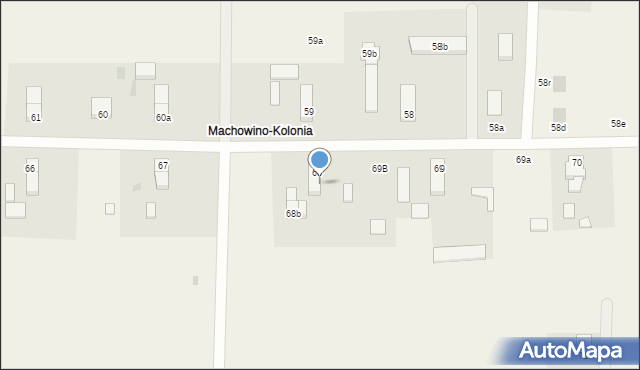 Machowino, Machowino, 68/2, mapa Machowino