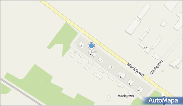 Maciejewo, Maciejewo, 2/1, mapa Maciejewo