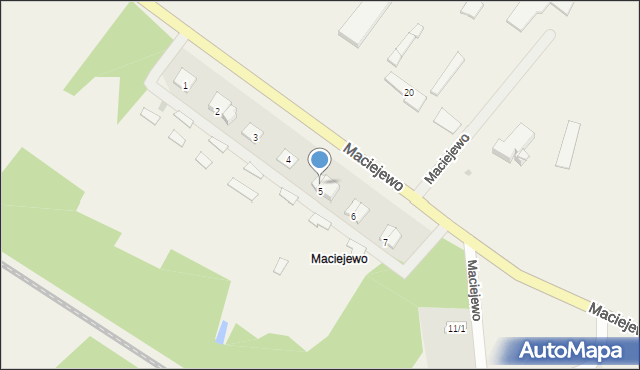 Maciejewo, Maciejewo, 5/1, mapa Maciejewo